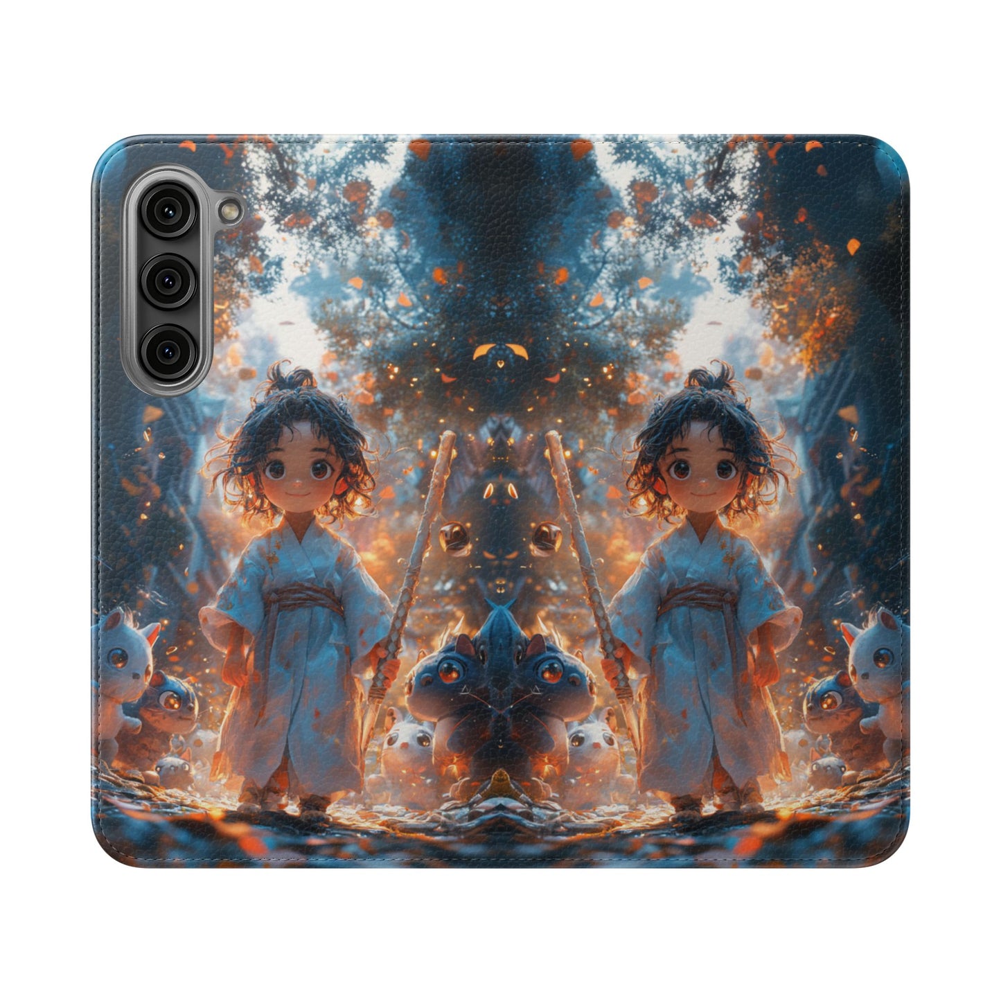Forest Spirit Child - Wallet Flip Case