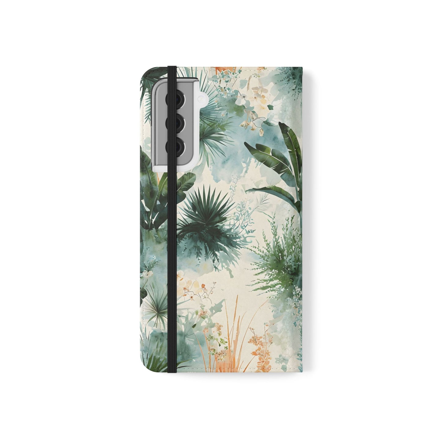 Tropical Botanical Watercolor - Wallet Flip Case