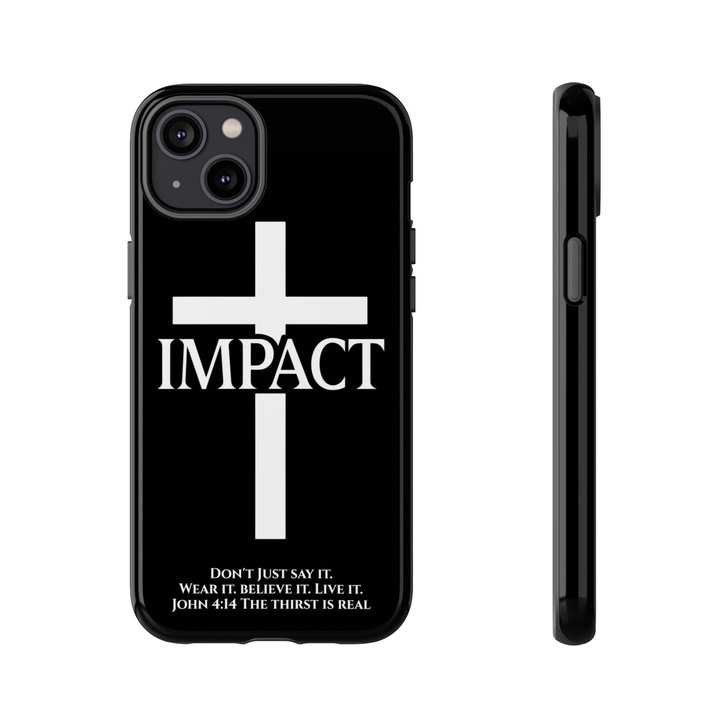 Impact Black/White - Tough iPhone Case