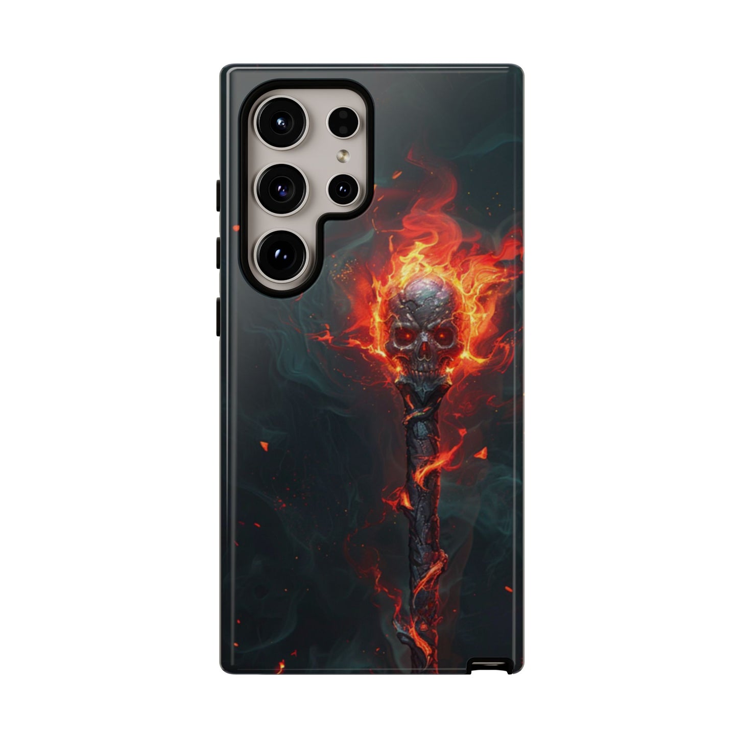 Inferno Skull Staff - Tough Samsung Galaxy Case