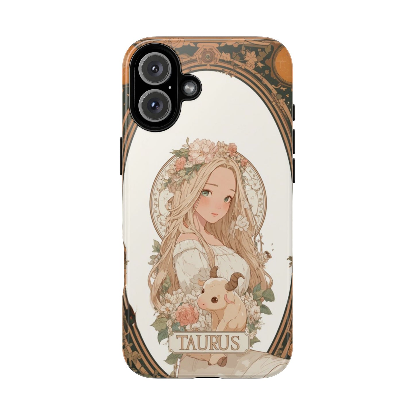 Taurus Floral Maiden - Tough iPhone Case