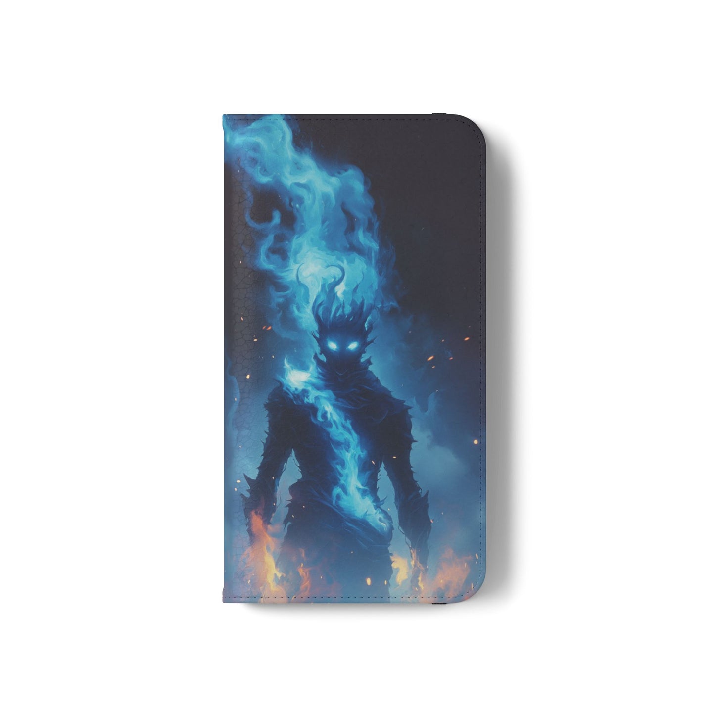 Blue Flame Spirit - Wallet Flip Case
