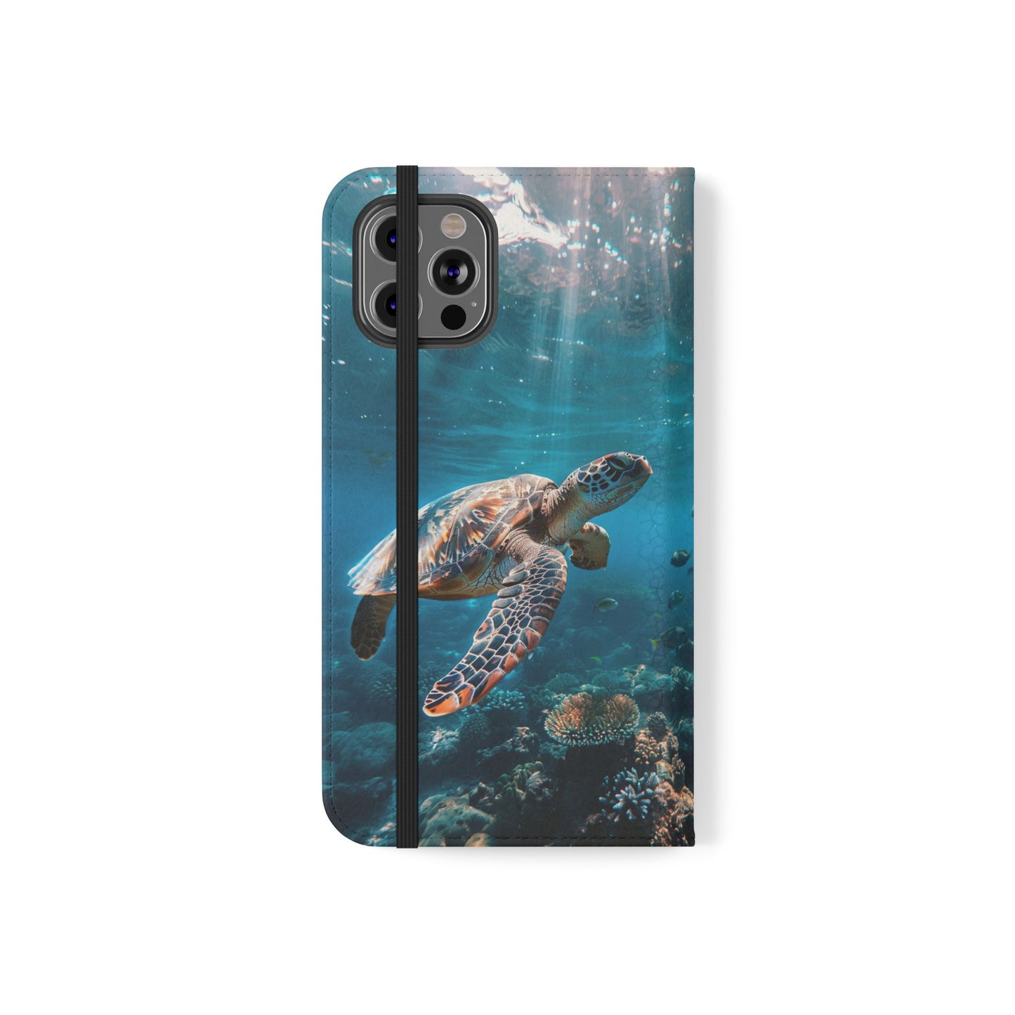 Ocean Guardian Sea Turtle - Wallet Flip Case