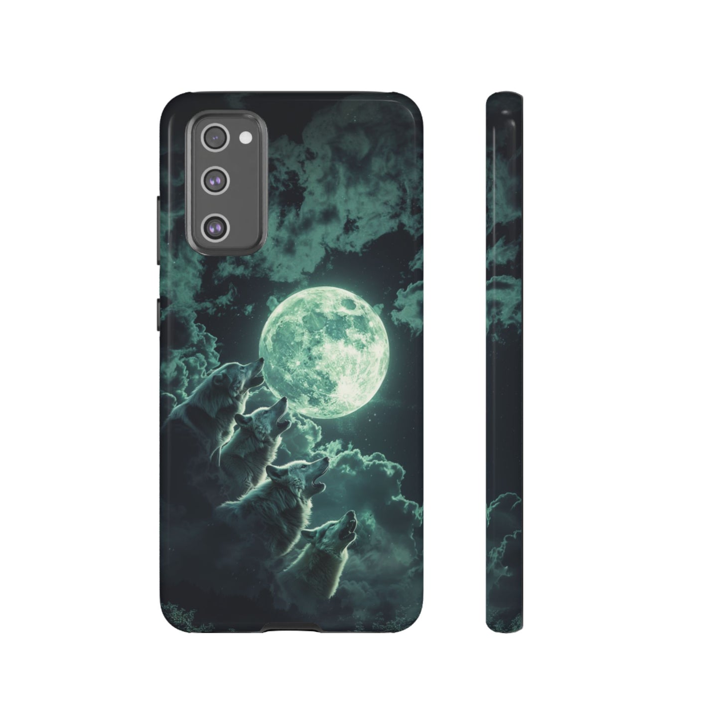 Moonlit Wolf Chorus - Tough Samsung Galaxy Case