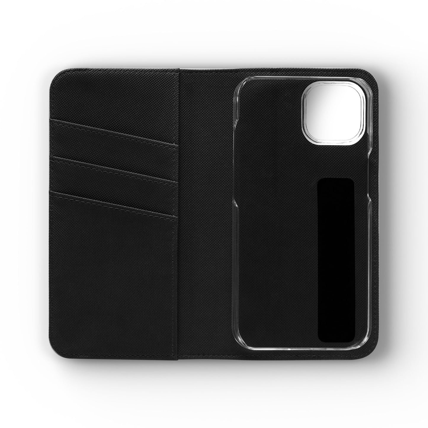 Blue Tech Matrix - Wallet Flip Case