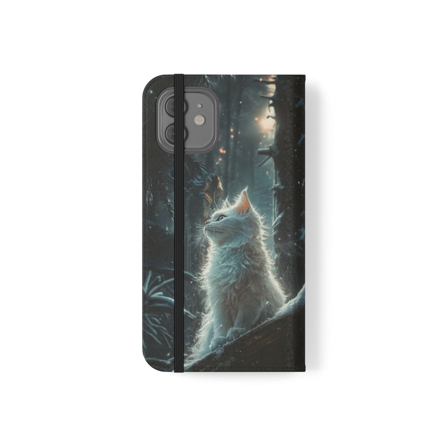 Winter Spirit Cat - Wallet Flip Case