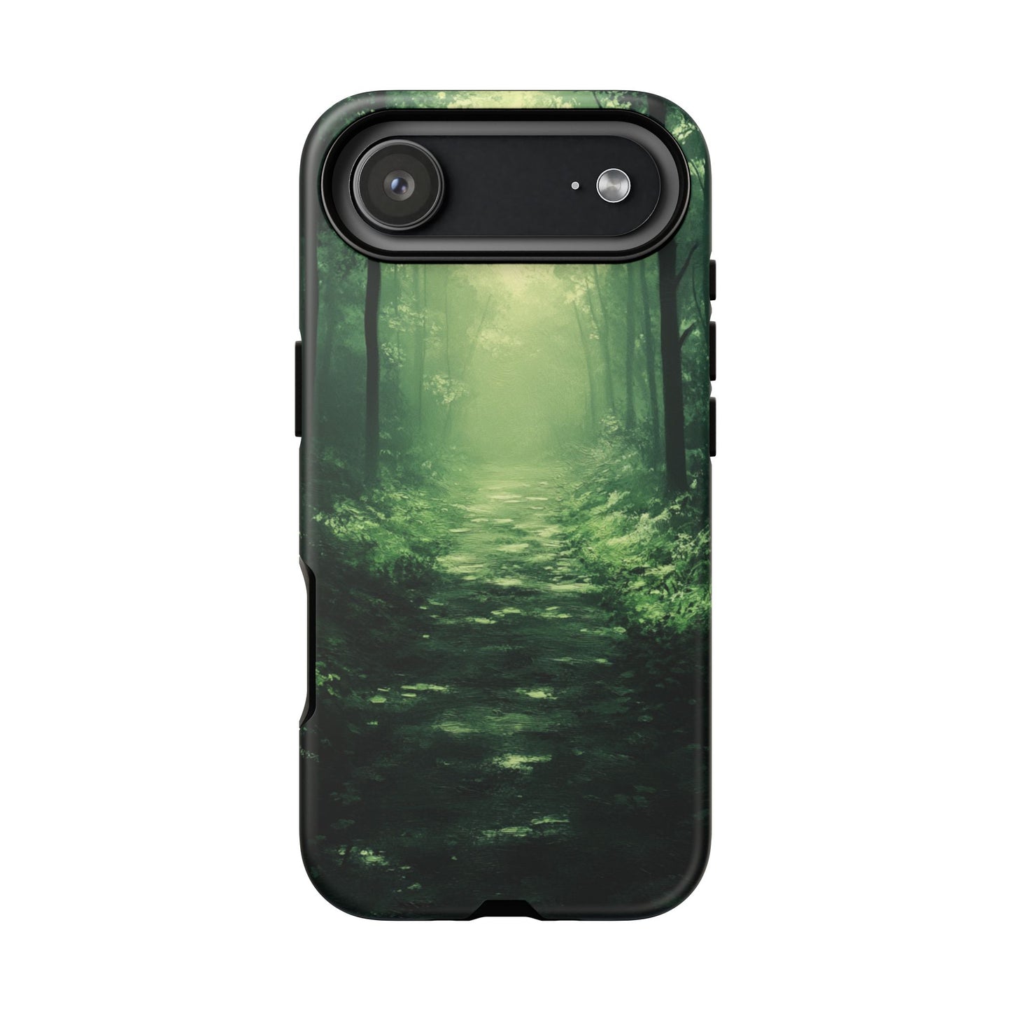 Emerald Mist Forest Path - Tough iPhone Case