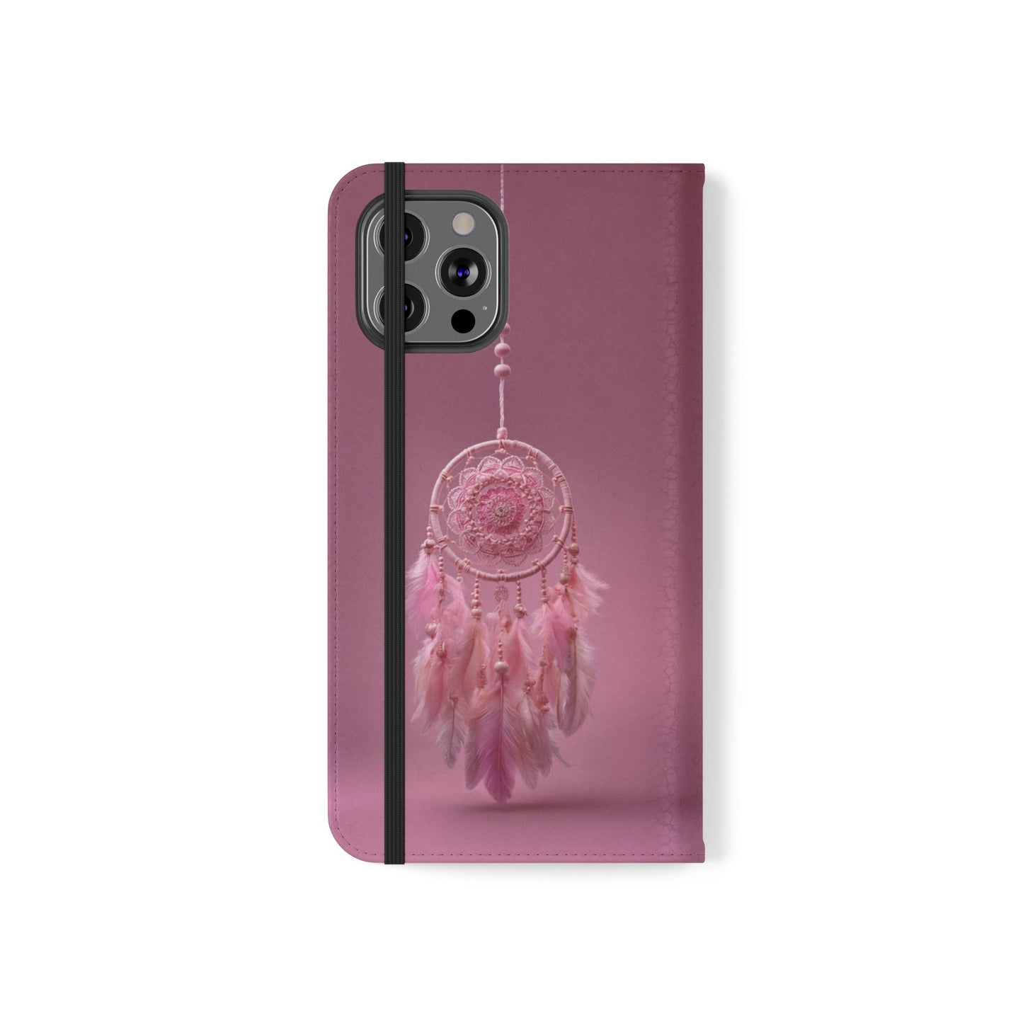 Pink Lace Dreamcatcher - Wallet Flip Case