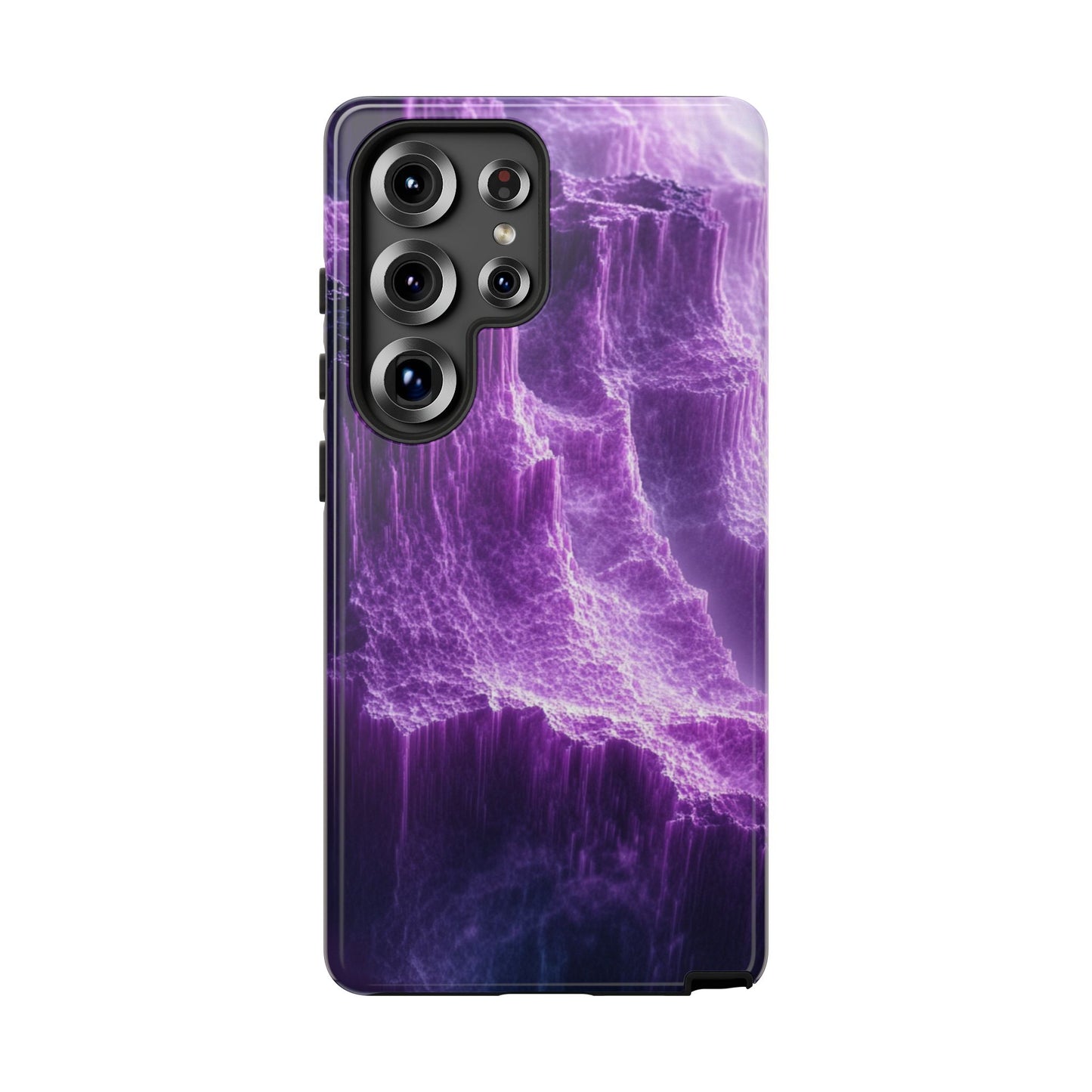 Purple Crystal Canyon - Tough Samsung Galaxy Case