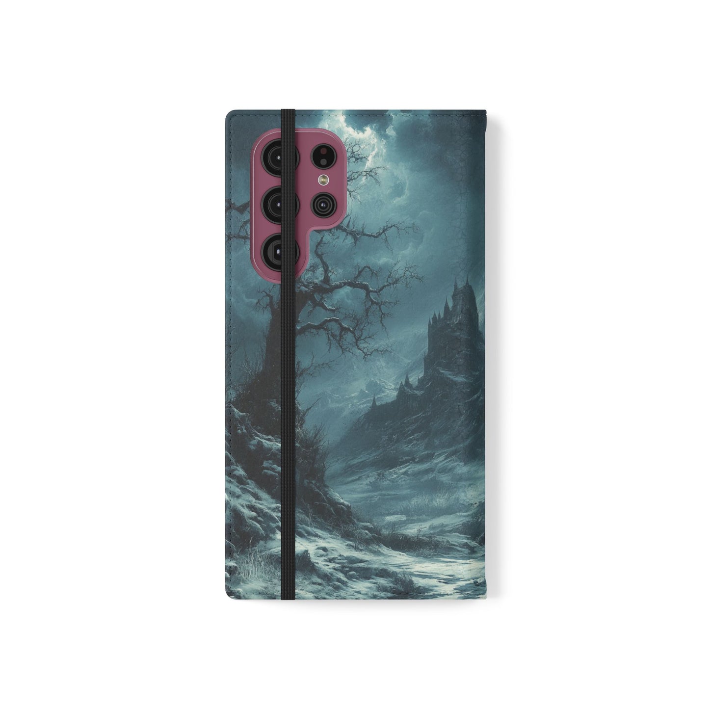 Stormy Castle - Wallet Flip Case