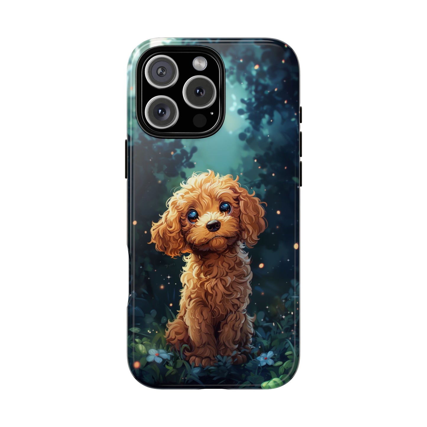 Forest Poodle - Tough iPhone Case