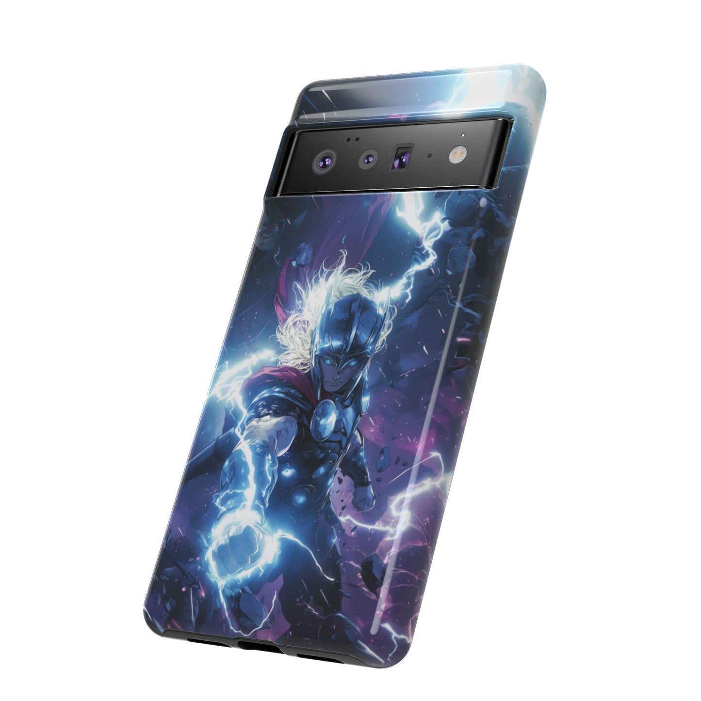 Lightning Fury: Thor Anime Action Phone Case - iPhone, Google Pixel, Samsung