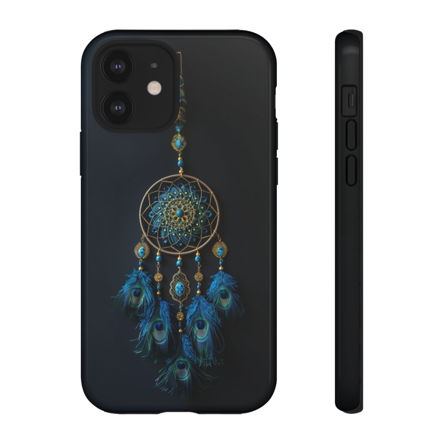 Peacock Feather Dreamcatcher - Tough iPhone Case