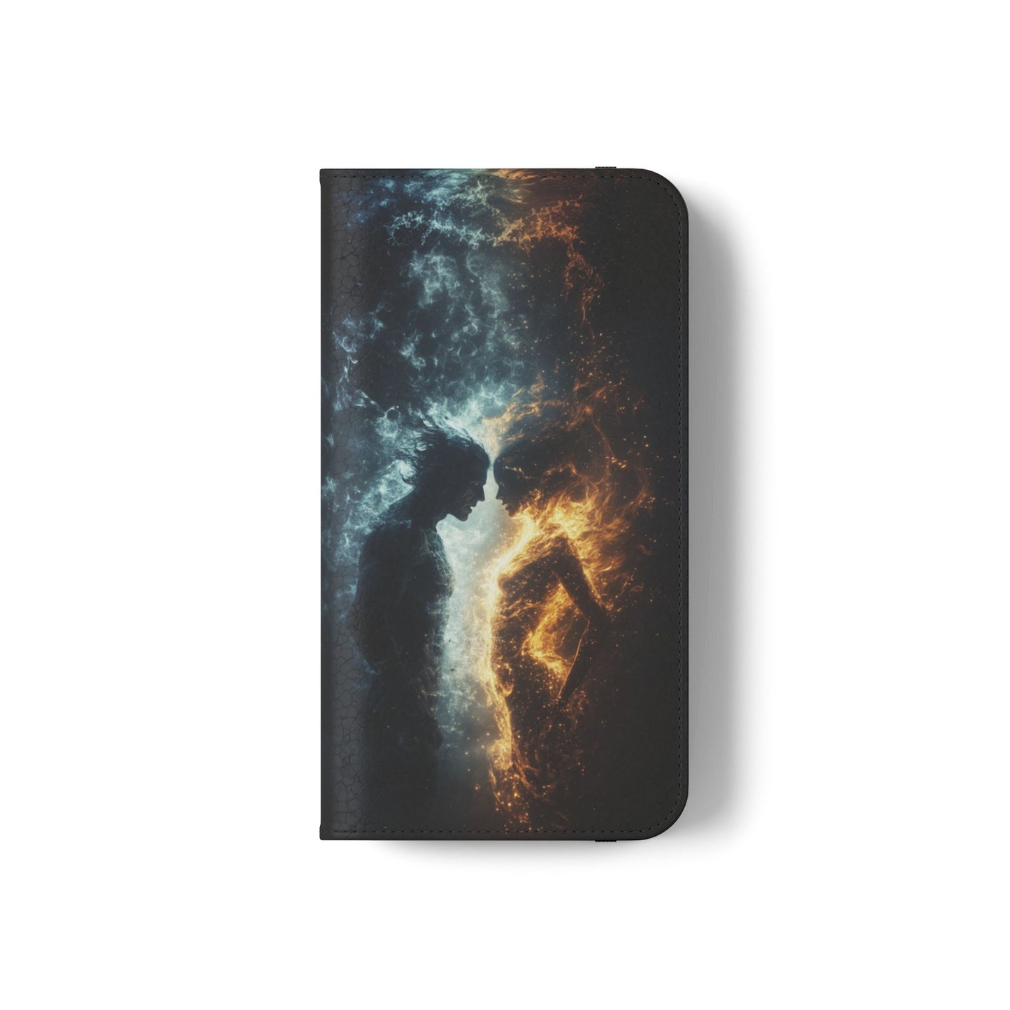 Fire & Frost Lovers - Wallet Flip Case