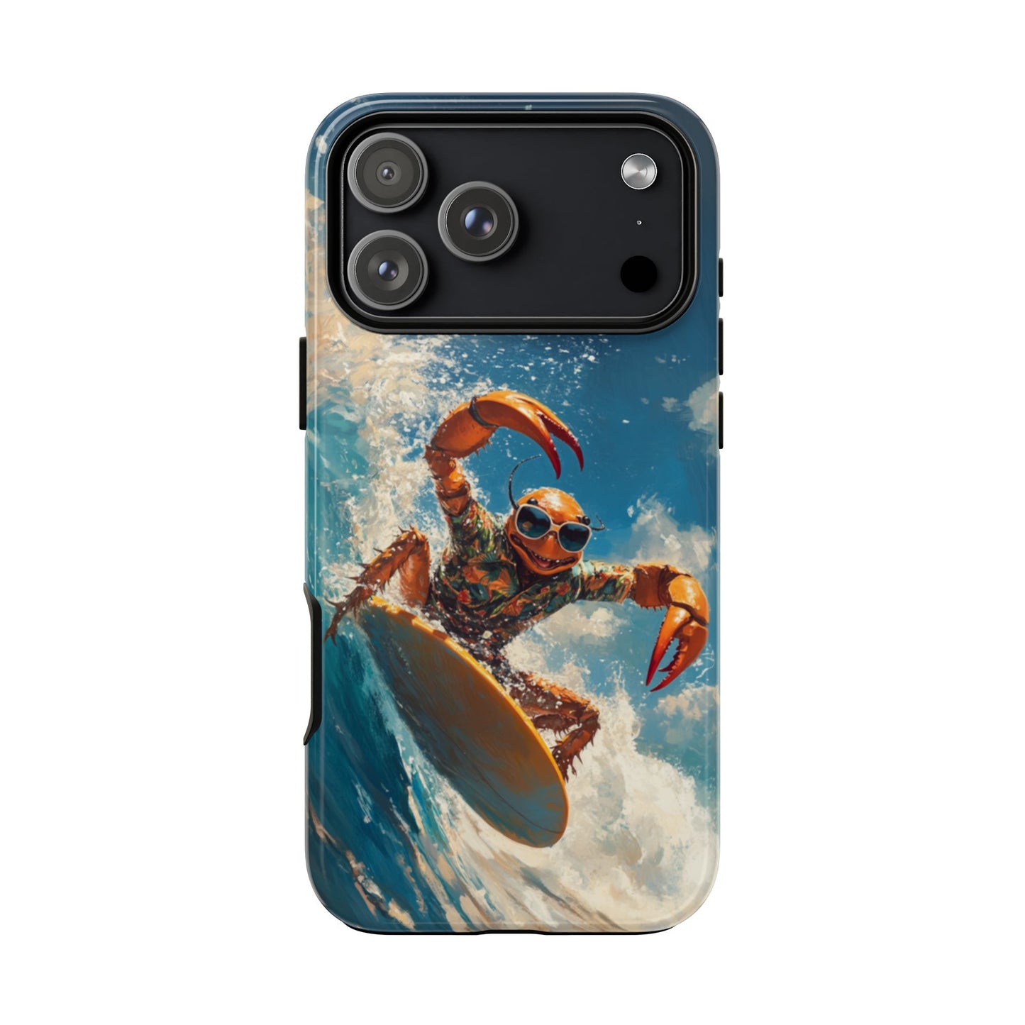 Surfing Crab - Tough iPhone Case