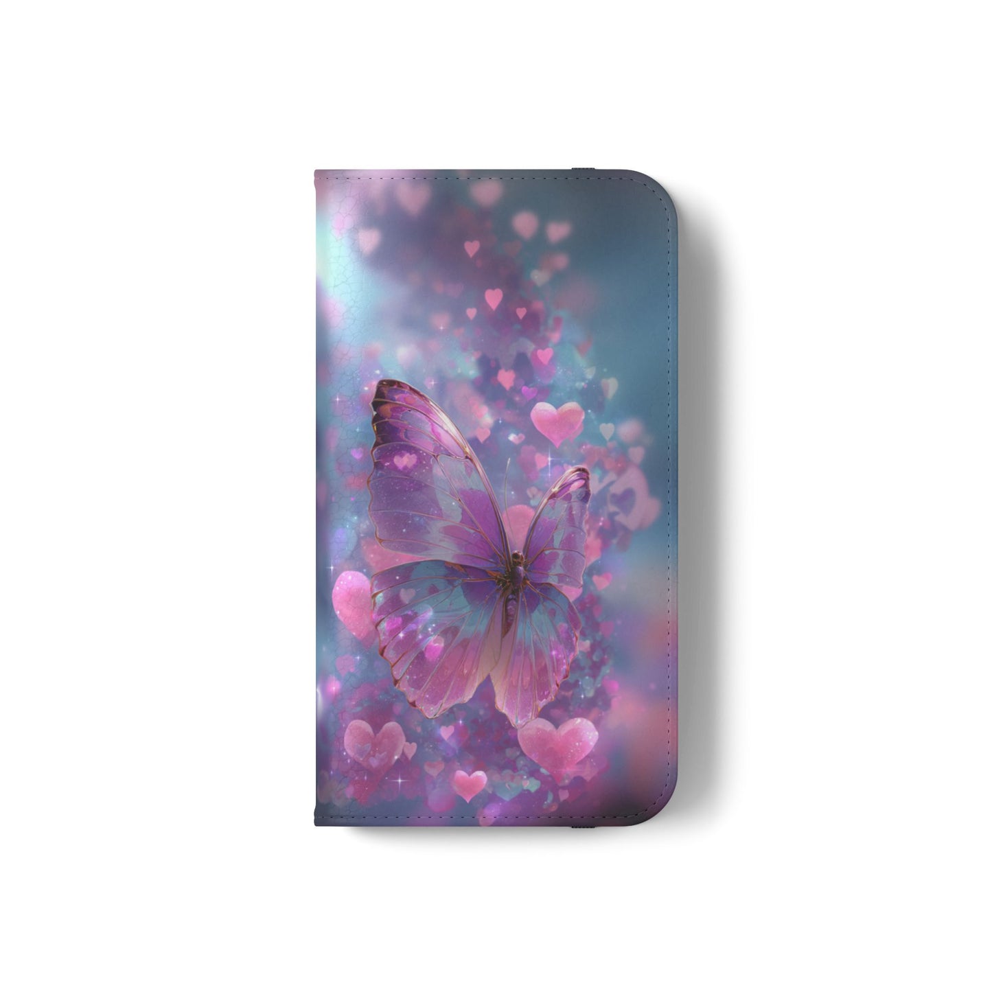 Cupid's Flutter Butterfly - Wallet Flip Case