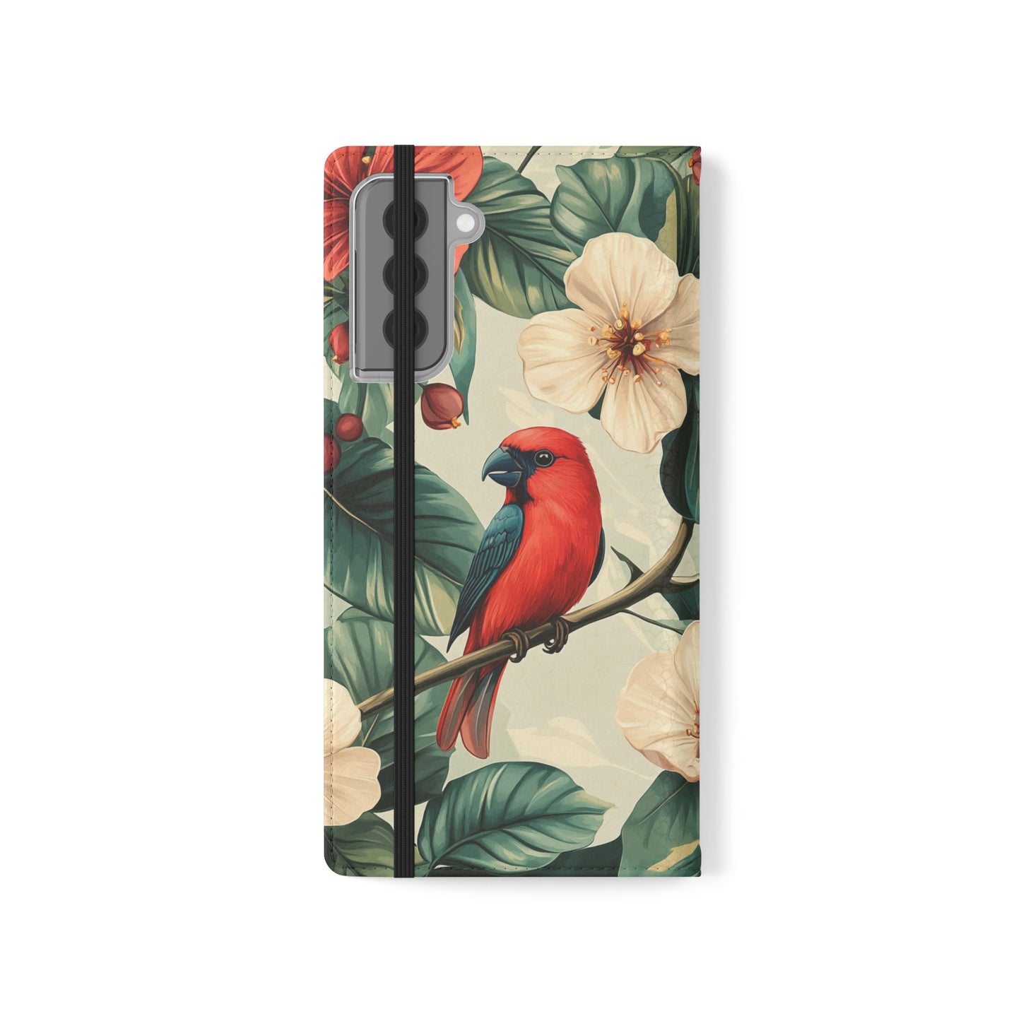 Scarlet Songbird - Wallet Flip Case