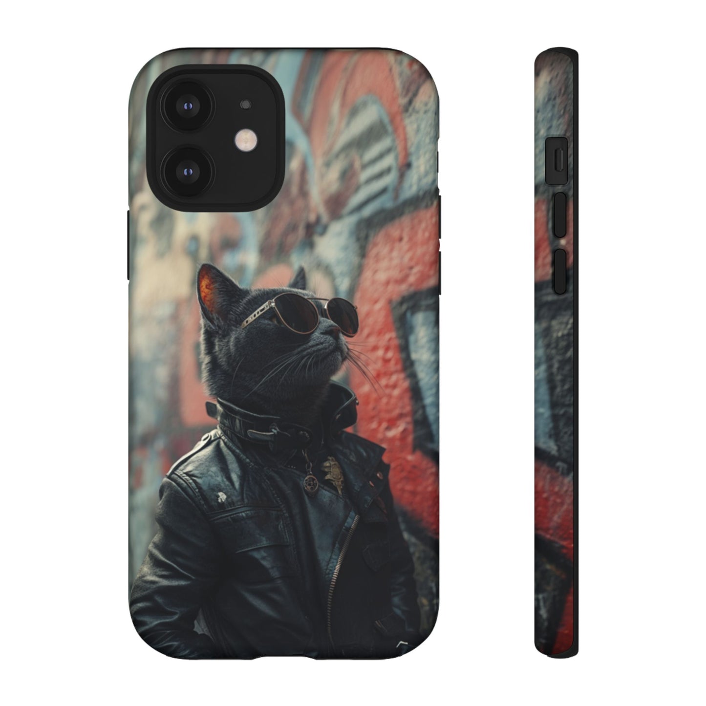 Punk Rock Cat Phone Case – iPhone, Google Pixel, Samsung Galaxy