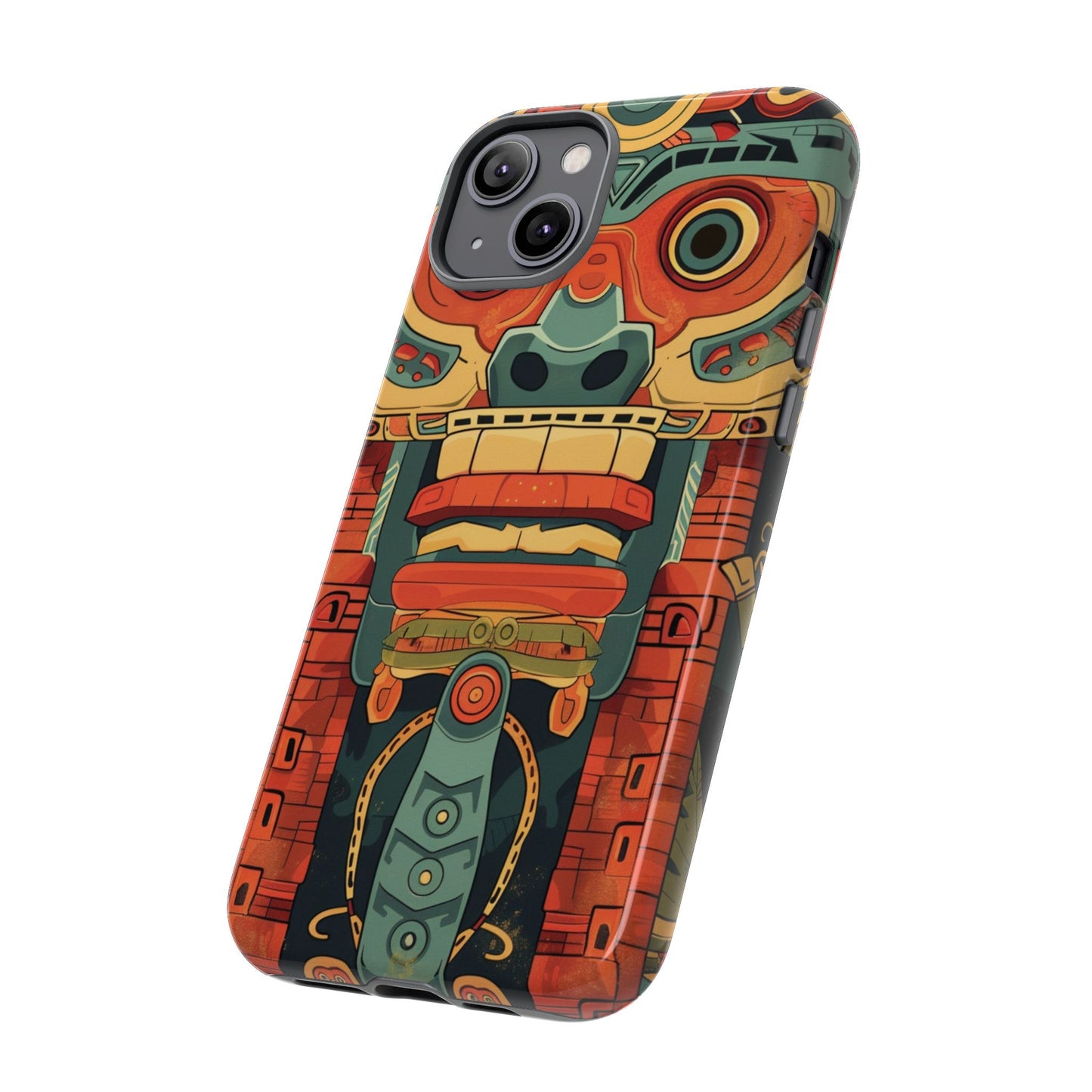 Vivid Ancient Glyphs Phone Case - iPhone, Google Pixel, Samsung