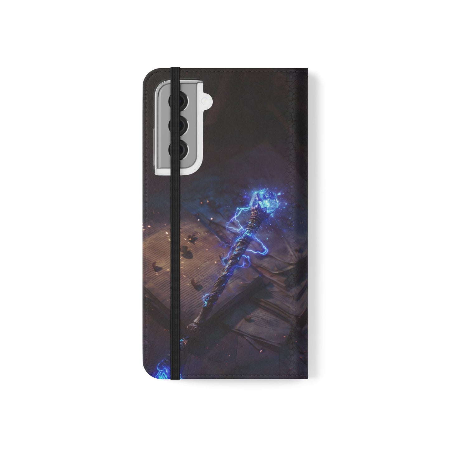 Lightning Staff - Wallet Flip Case