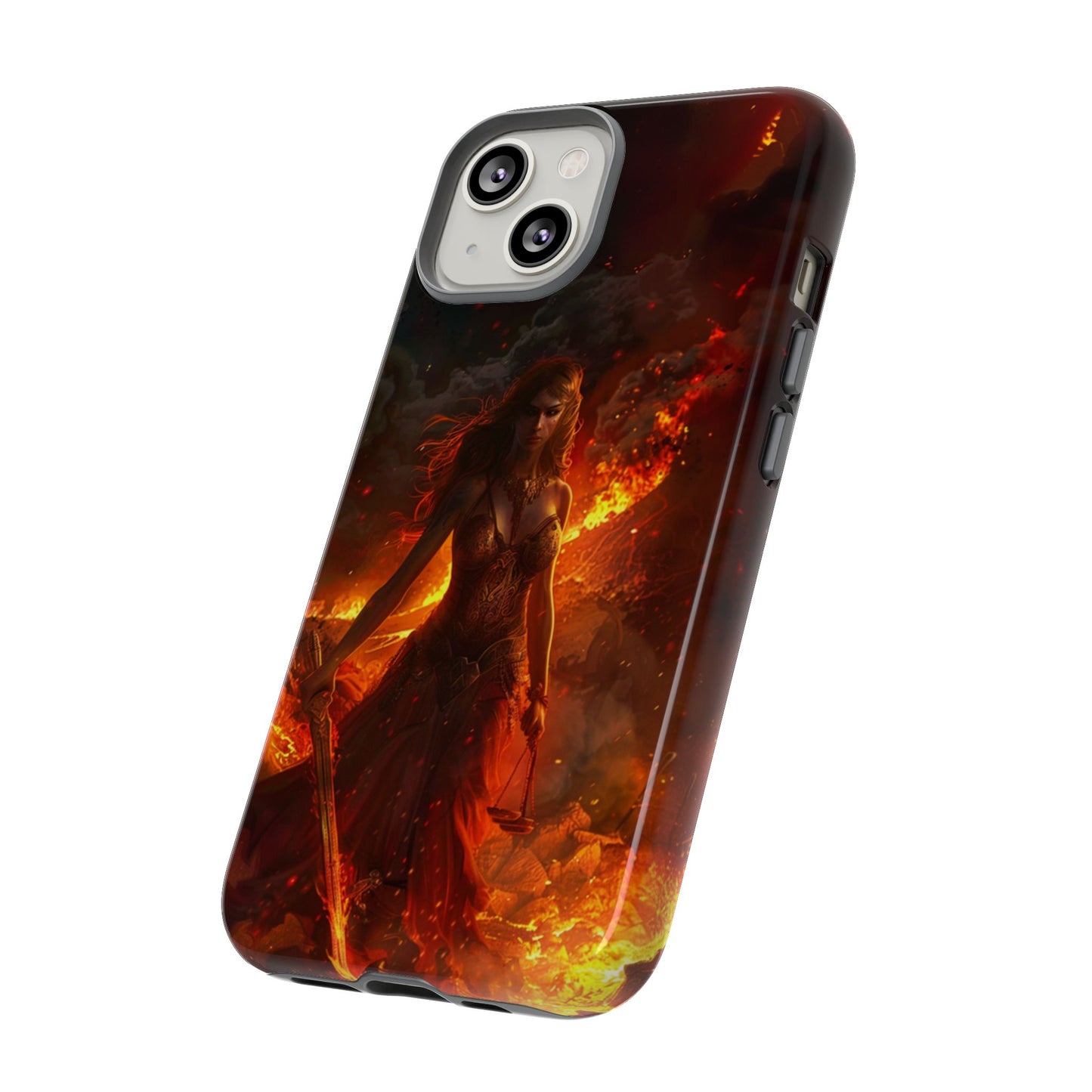 Fiery Goddess Nemesis Phone Case - iPhone, Google Pixel, Samsung Galaxy