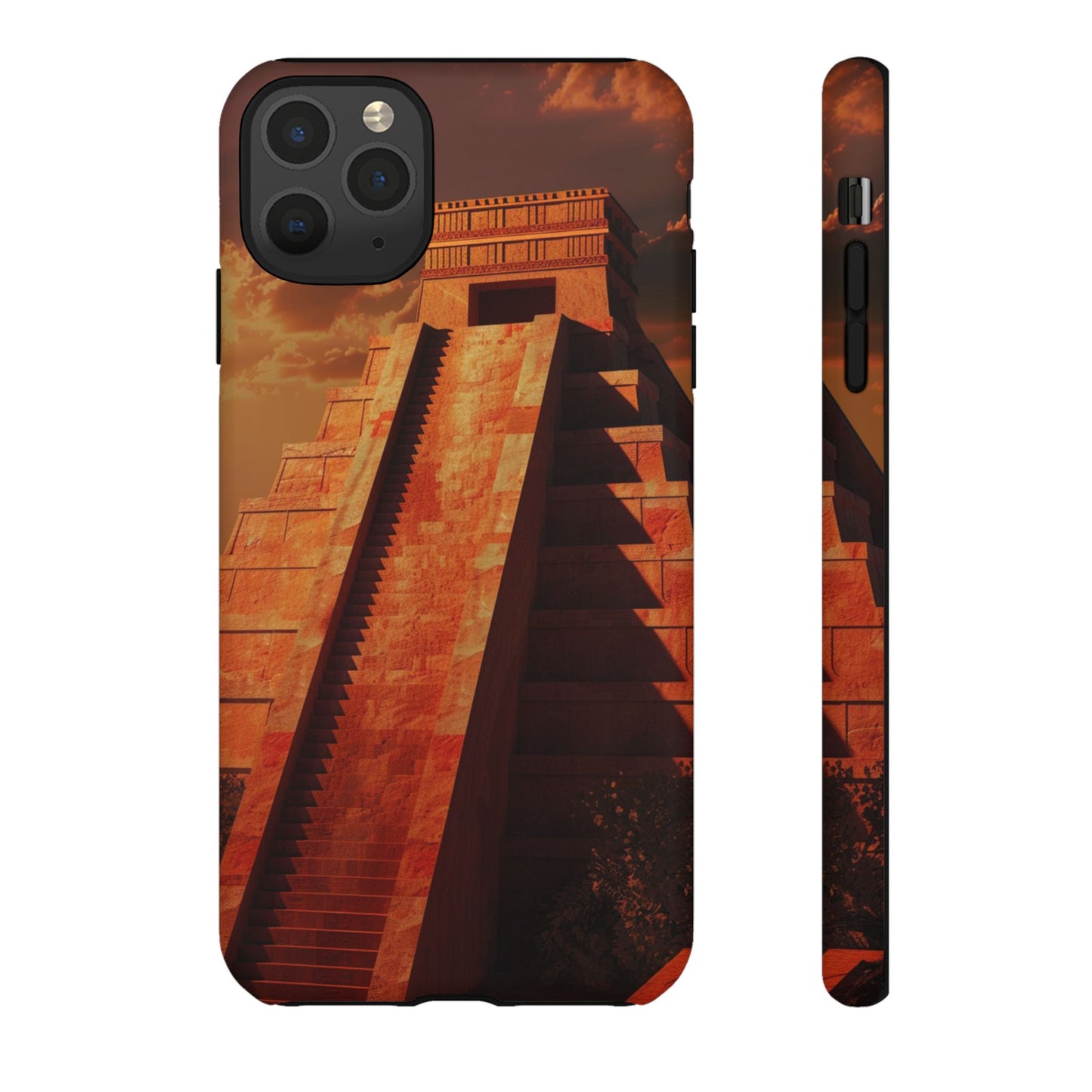 Mayan Pyramid Twilight Phone Case – iPhone, Google Pixel, Samsung Galaxy