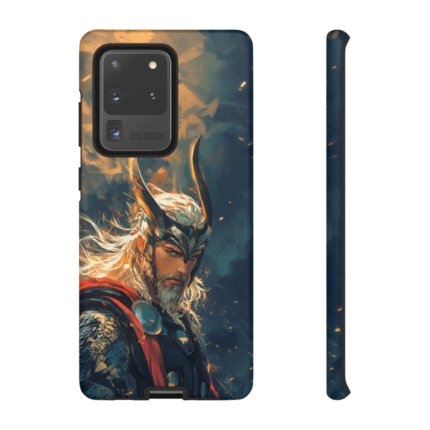 Storm-Bringer: Epic Thor Anime-Style Phone Case - iPhone, Google Pixel, Samsung