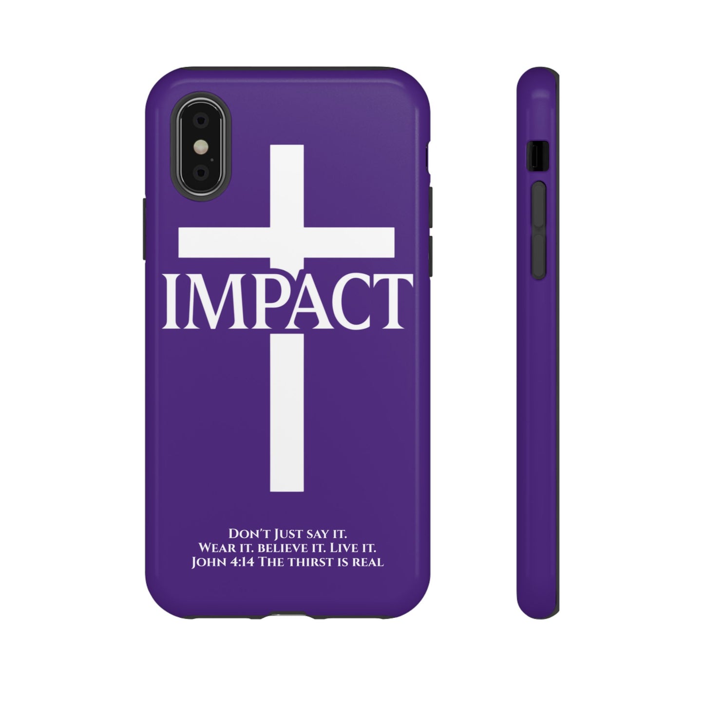 Impact Purple - Tough iPhone Case