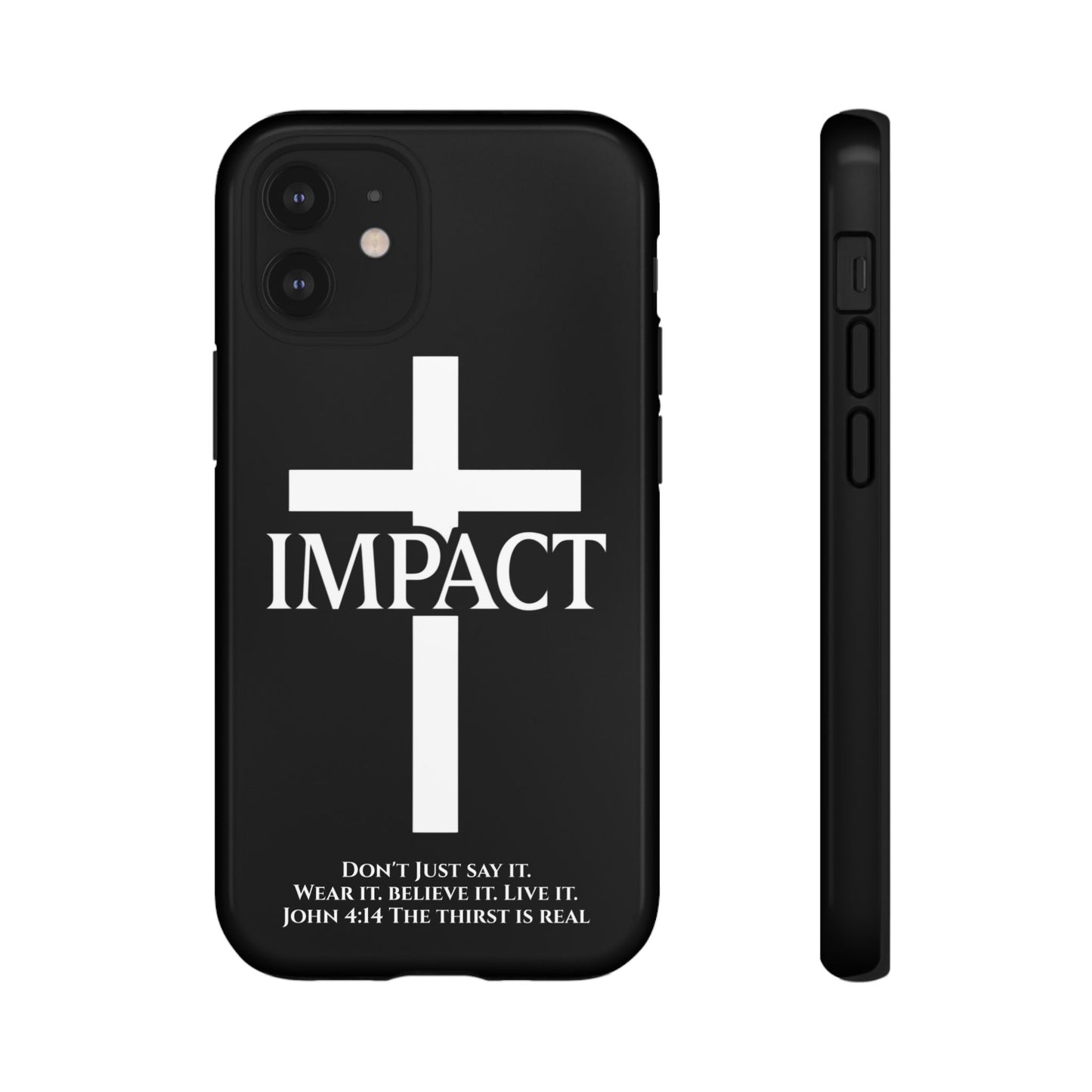 Impact Black/White - Tough iPhone Case