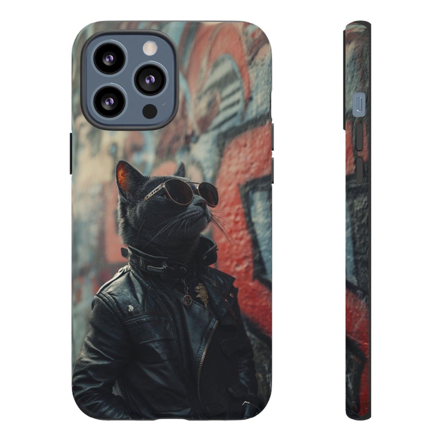 Punk Rock Cat Phone Case – iPhone, Google Pixel, Samsung Galaxy