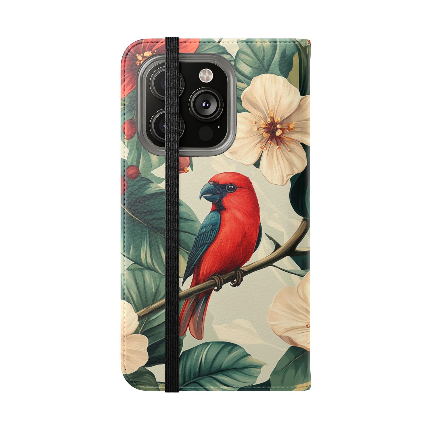 Scarlet Songbird - Wallet Flip Case