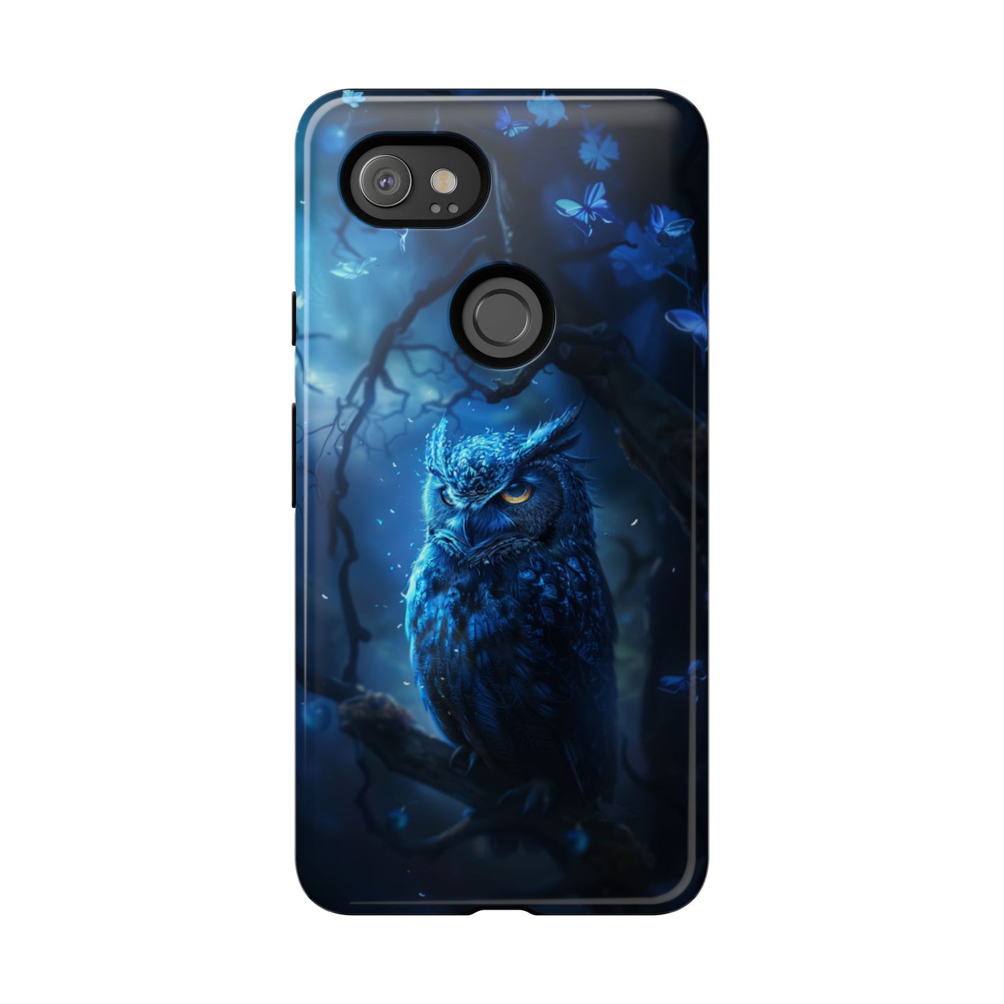 Azure Nocturne Owl – Tough Google Pixel Case