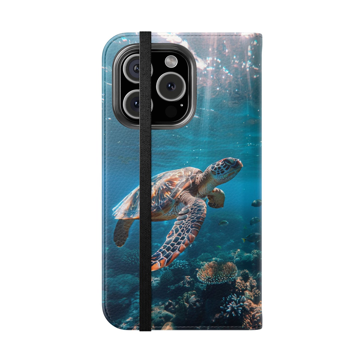 Ocean Guardian Sea Turtle - Wallet Flip Case
