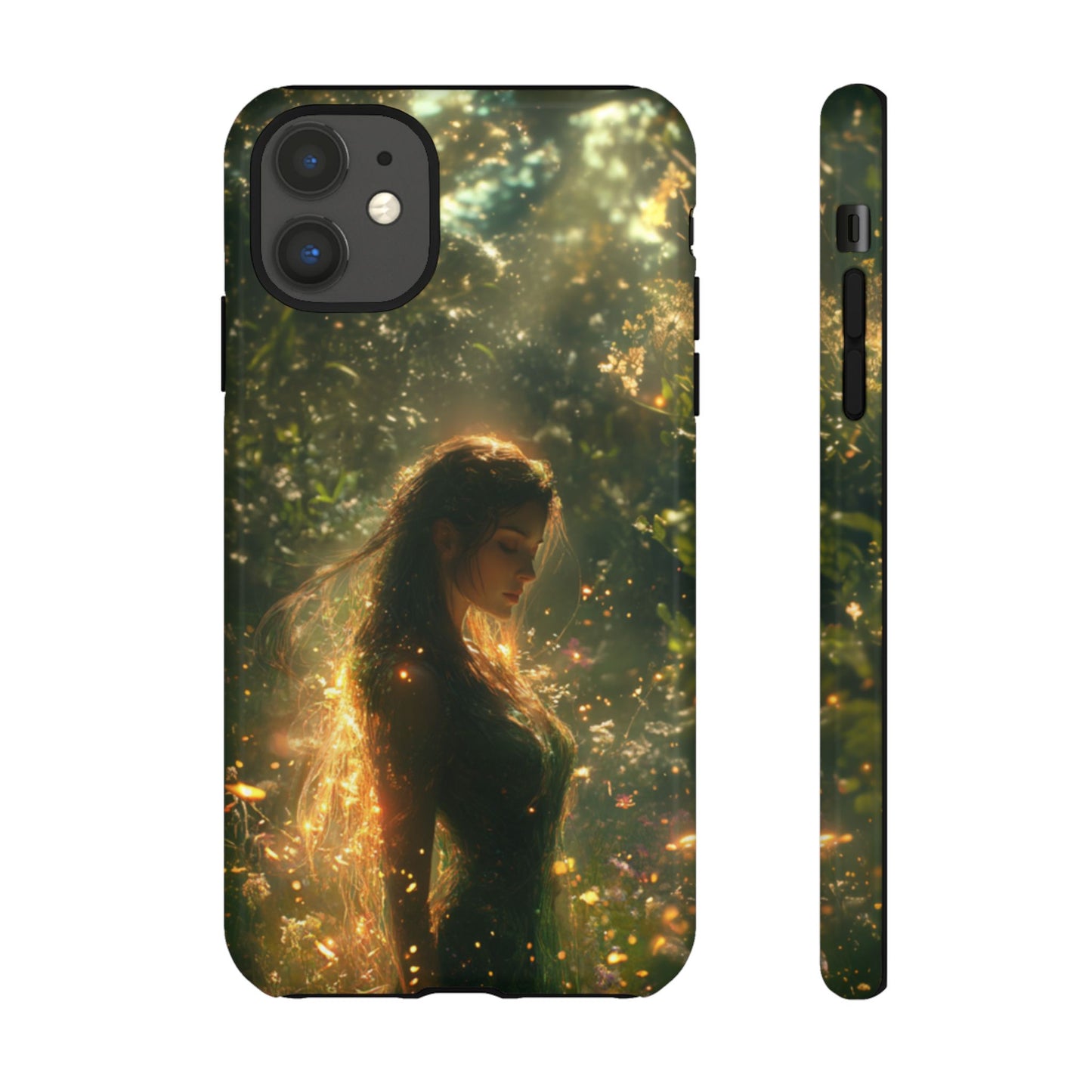 Forest Goddess Golden Light Meadow - Tough iPhone Case