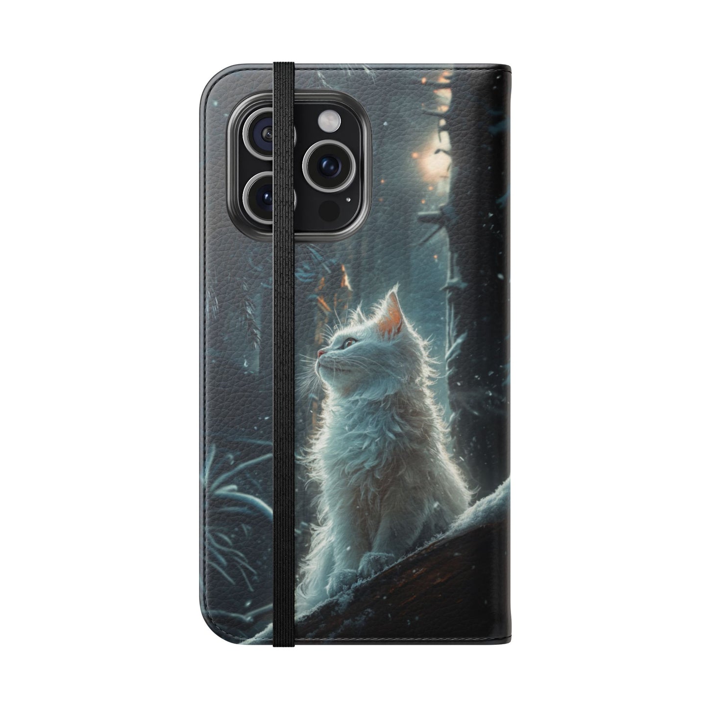 Winter Spirit Cat - Wallet Flip Case