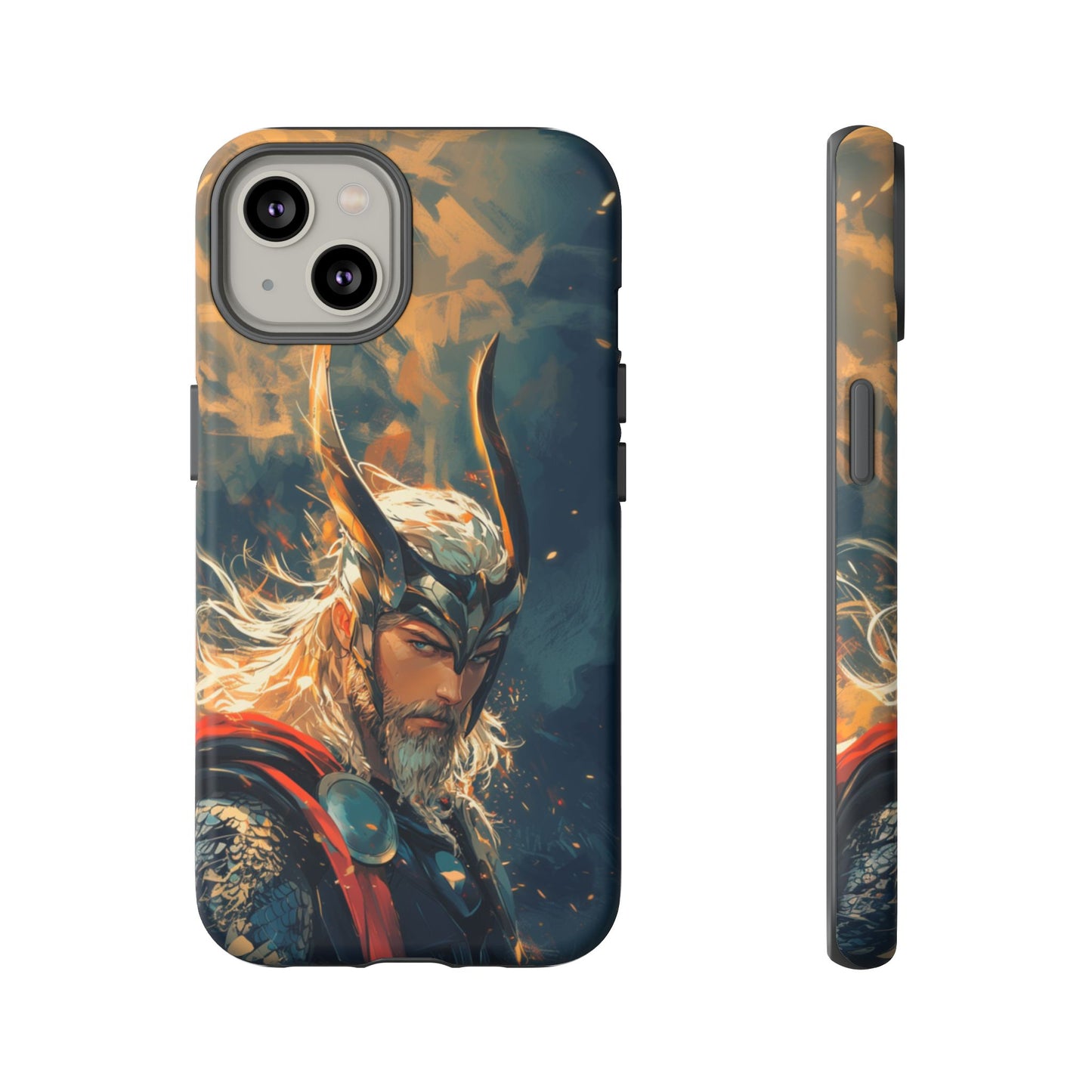 Storm-Bringer: Epic Thor Anime-Style Phone Case - iPhone, Google Pixel, Samsung