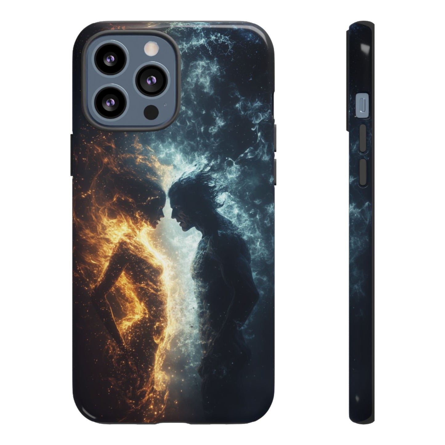 Fire & Frost Lovers - Tough iPhone Case