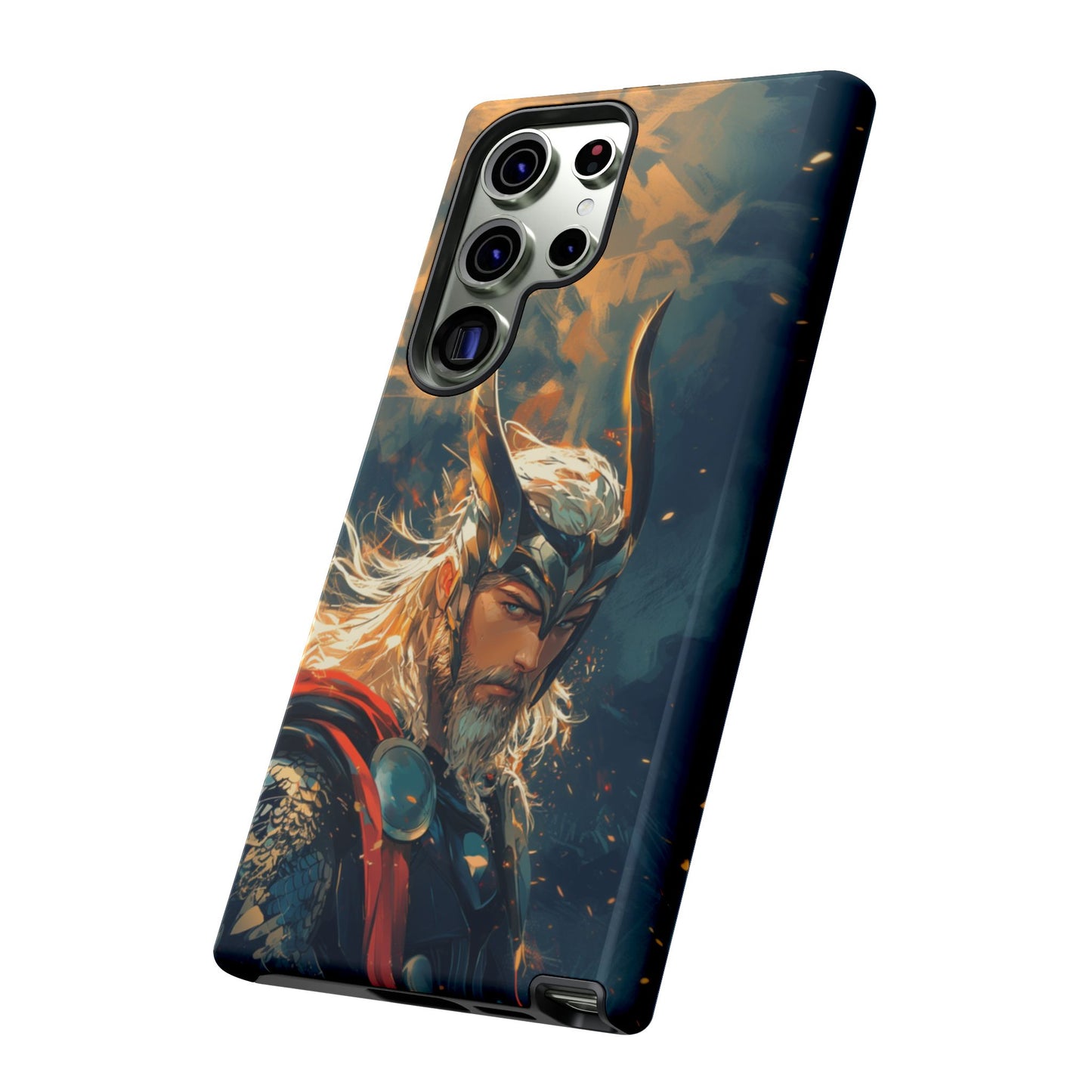 Storm-Bringer: Epic Thor Anime-Style Phone Case - iPhone, Google Pixel, Samsung