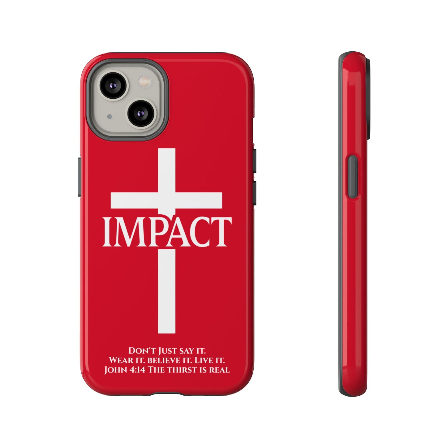 Impact Red - Tough iPhone Case