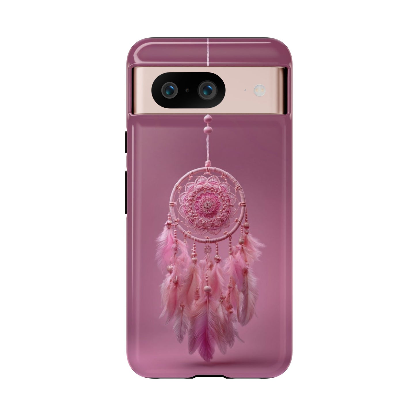 Pink Lace Dreamcatcher - Tough Google Pixel Case
