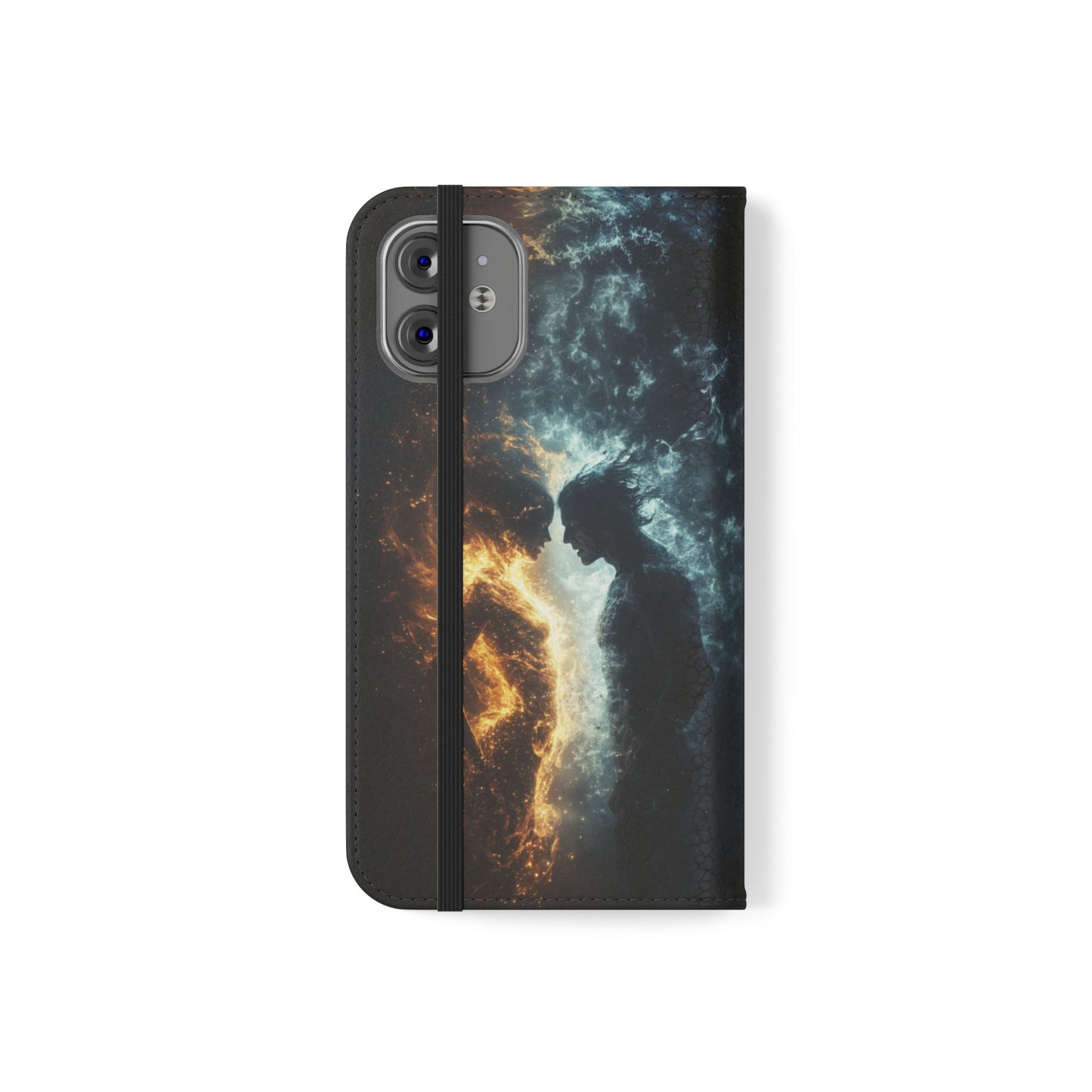 Fire & Frost Lovers - Wallet Flip Case