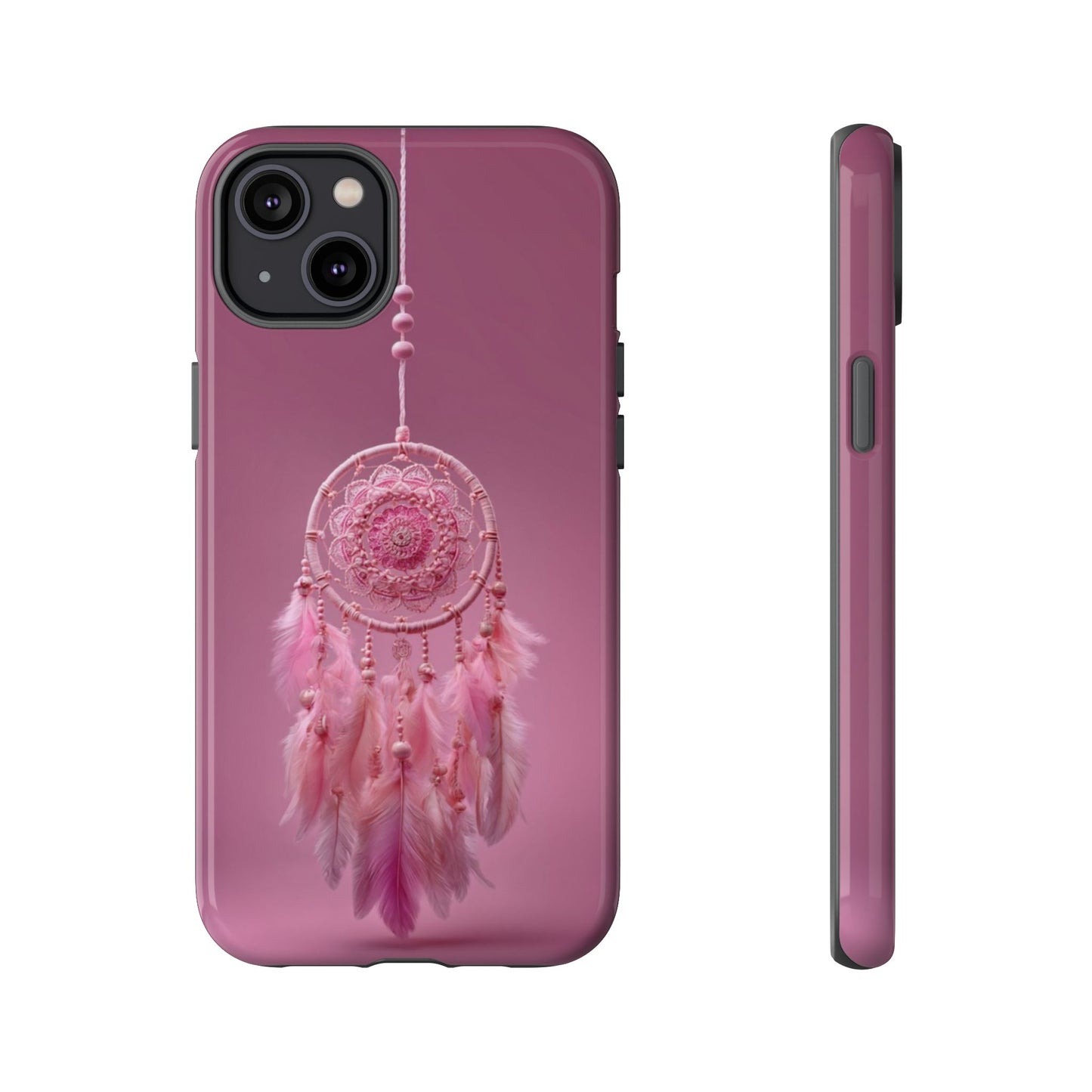 Pink Lace Dreamcatcher - Tough iPhone Case
