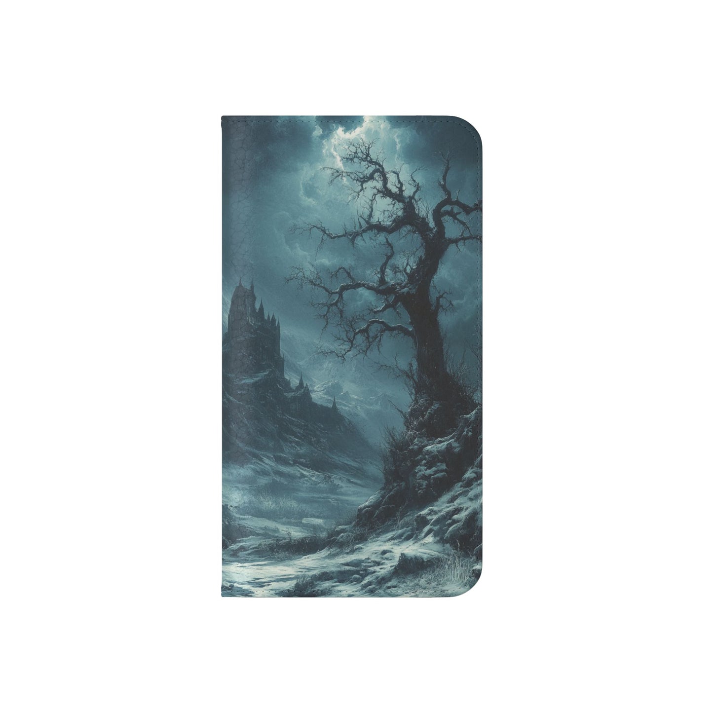 Stormy Castle - Wallet Flip Case