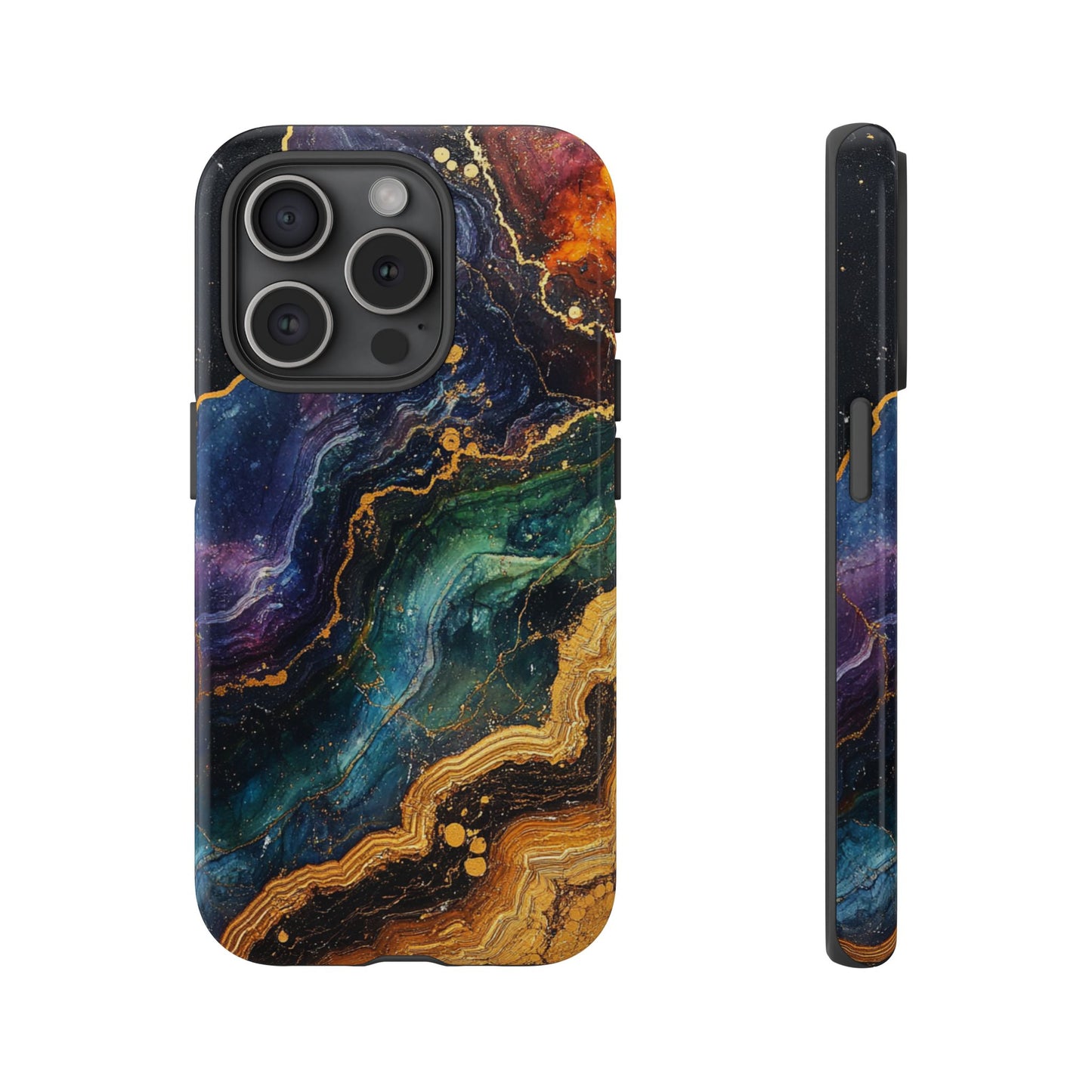 Cosmic Agate Veins – Tough iPhone Case