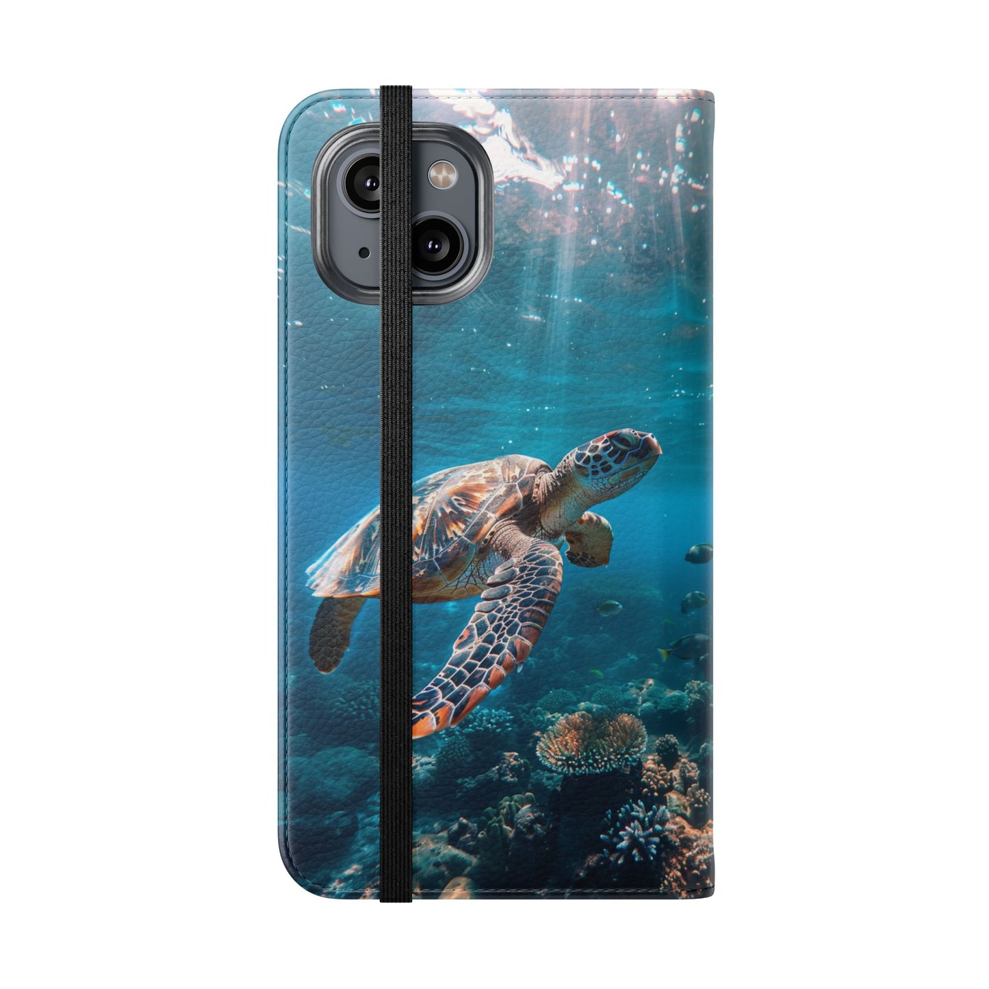 Ocean Guardian Sea Turtle - Wallet Flip Case
