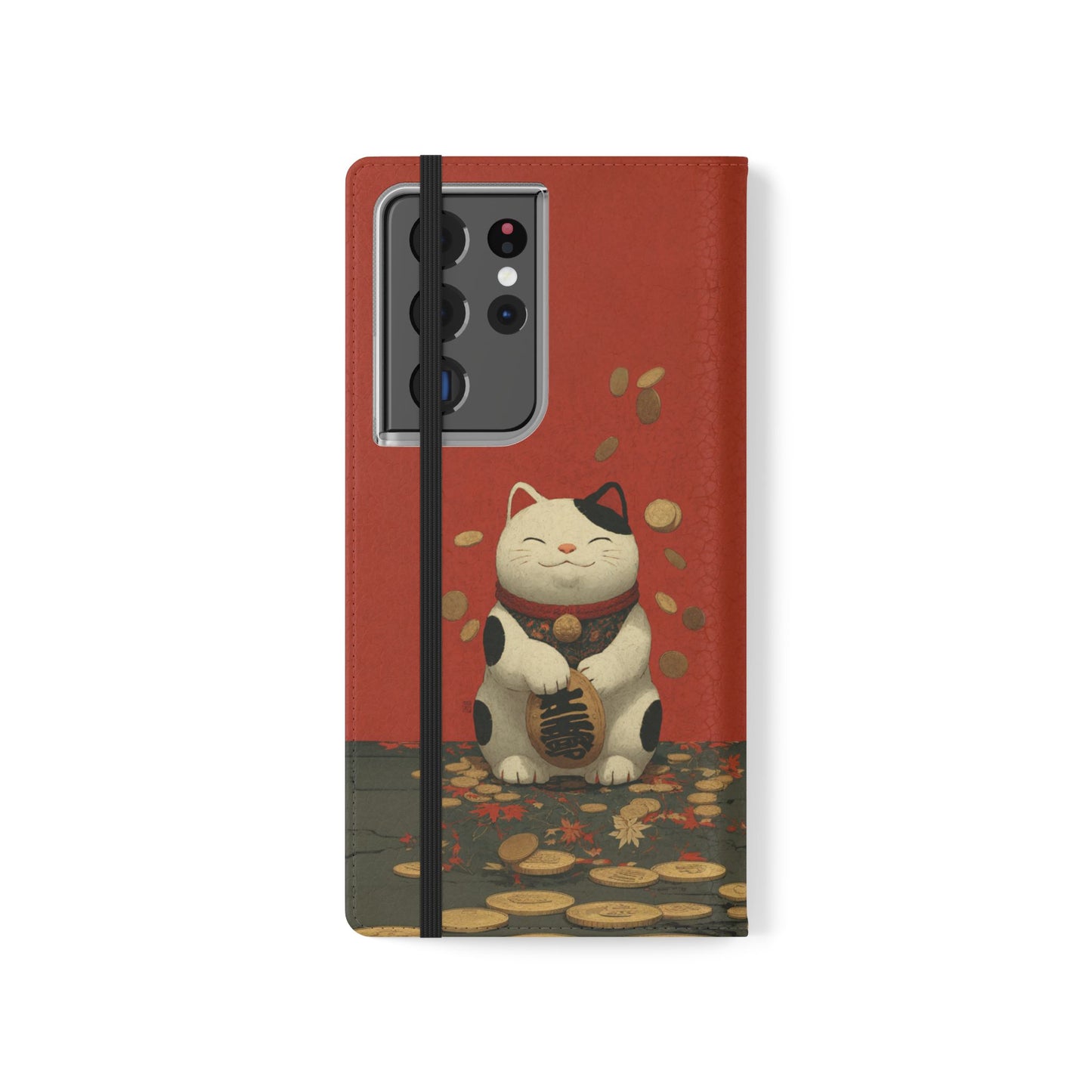 Lucky Cat - Wallet Flip Case