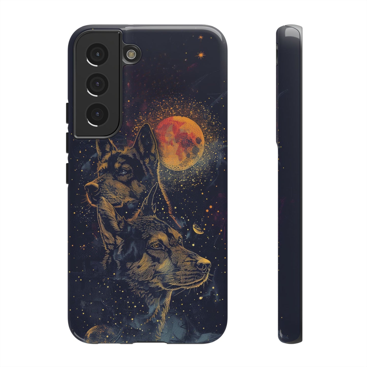 German Shepherd Celestial Phone Case – iPhone, Google Pixel, Samsung Galaxy