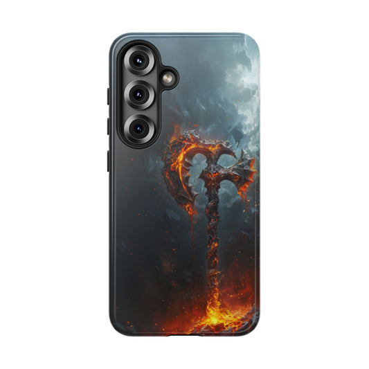 Molten War Axe - Tough Samsung Galaxy Case