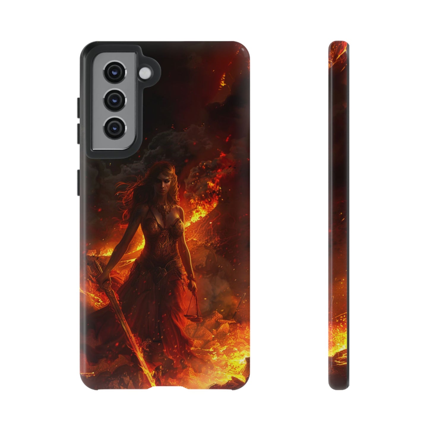 Fiery Goddess Nemesis Phone Case - iPhone, Google Pixel, Samsung Galaxy