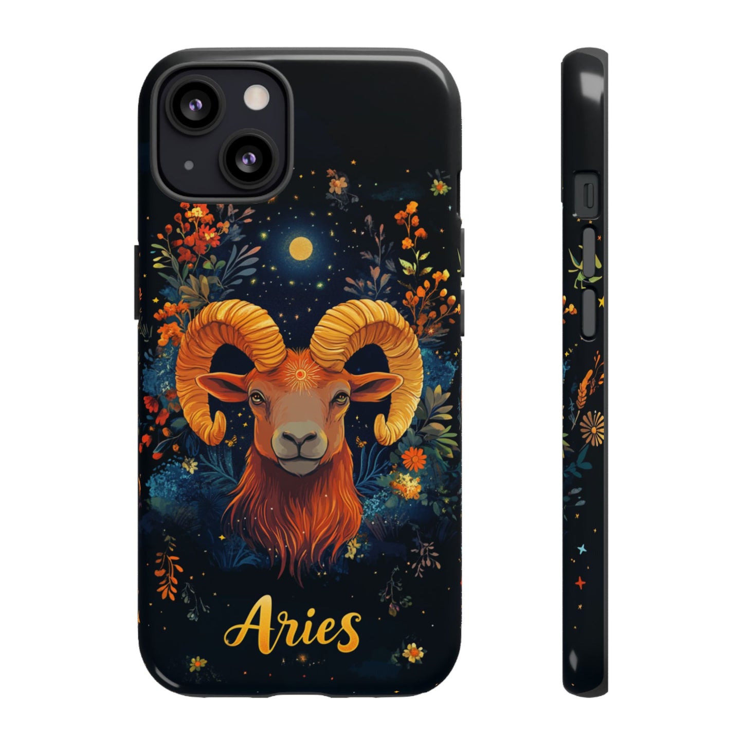 Aries Celestial Bloom Phone Case – iPhone, Google Pixel, Samsung Galaxy